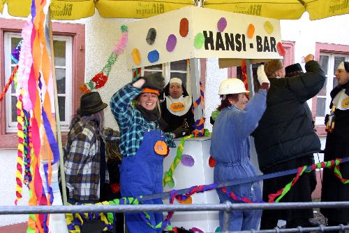 Auch die "Hansi Bar" war mit von der Partie!